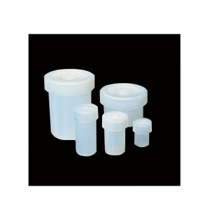 تصميم القالب من حاوية بلاستيكية PFA مفتوحة القالب حقن القولبة مقاومة للتآكل ودقة PTFE PRISY CUP PTFE